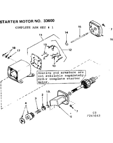 Starter motor