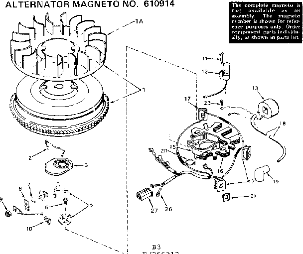 Alternator magneto