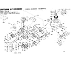 Craftsman 143266412 replacement parts diagram