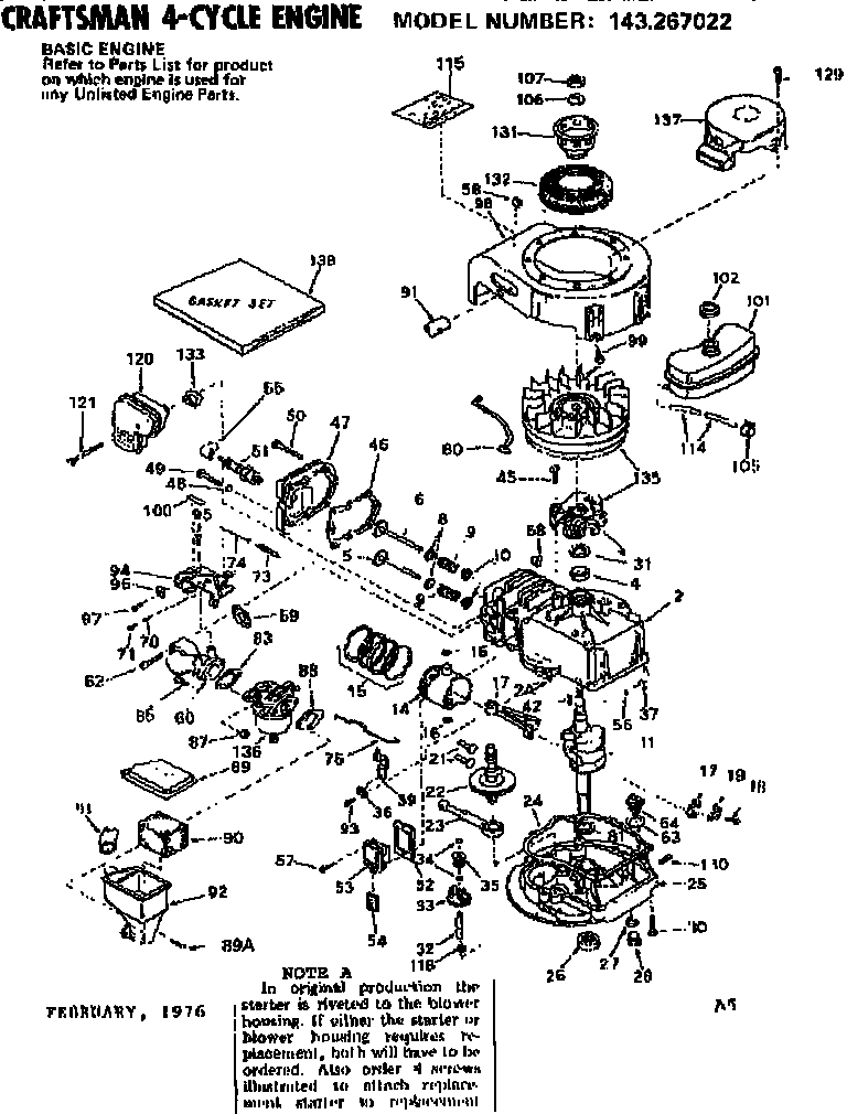 Replacement parts
