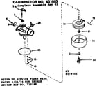 Craftsman 143274402 carburetor diagram
