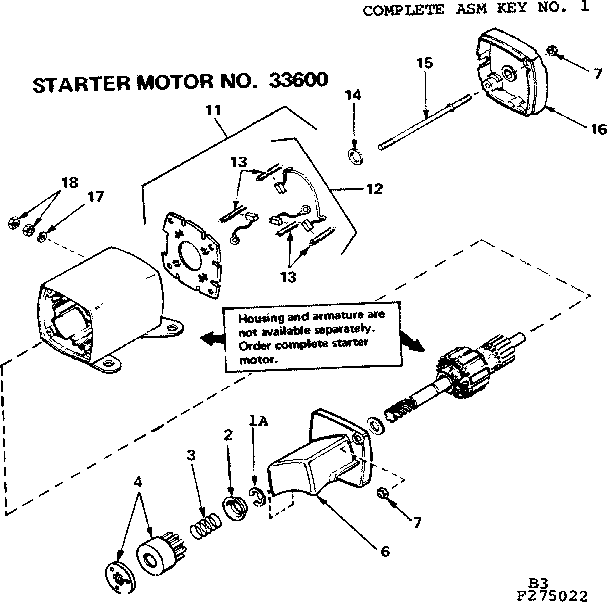 STARTER MOTOR