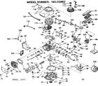 Craftsman 143276052 replacement parts diagram