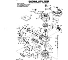 Craftsman 143284352 replacement parts diagram