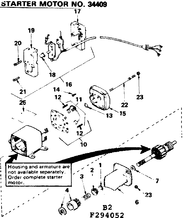 Starter motor