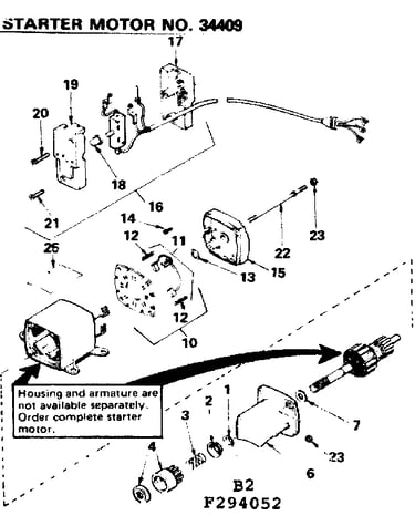 Starter motor