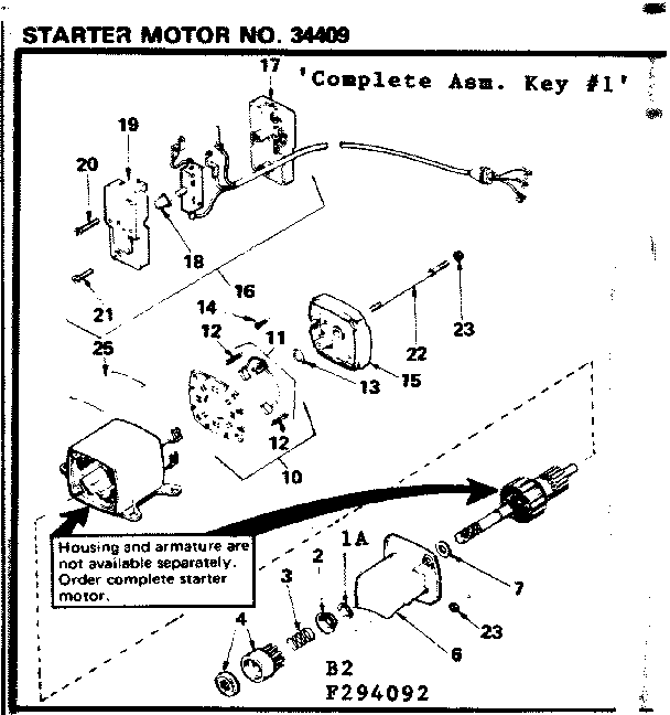 Starter motor