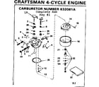 Craftsman 143294642 carburetor diagram