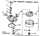 Craftsman 143304142 carburetor diagram