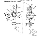 Craftsman 143635042 carburetor no. 631816 diagram