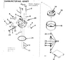 Craftsman 143652042 carburetor diagram