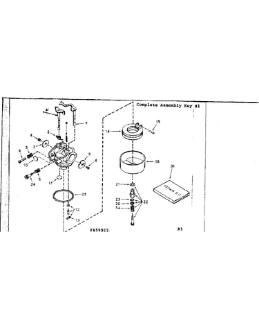 Carburetor no. 631891
