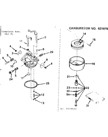 Carburetor asm