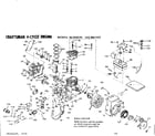 Craftsman 143664162 replacement parts diagram