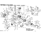Craftsman 143666022 replacement parts diagram