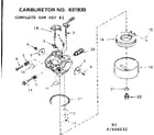 Craftsman 143666032 carburetor diagram