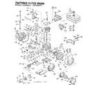 Craftsman 143666072 replacement parts diagram