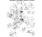 Craftsman 143666192 replacement parts diagram