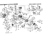 Craftsman 143666382 replacement parts diagram