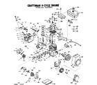 Craftsman 143676072 replacement parts diagram