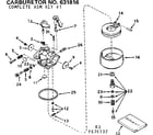 Craftsman 143676132 carburetor diagram