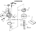 Craftsman 143676152 carburetor diagram