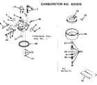 Craftsman 143676172 carburetor diagram