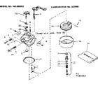 Craftsman 143686052 carburetor diagram