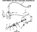 Craftsman 143686102 120 volt electric starter kit diagram