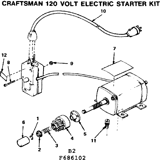 120 volt electric starter kit