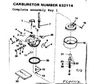 Craftsman 143694012 carburetor diagram