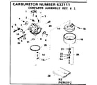 Craftsman 143696092 carburetor diagram