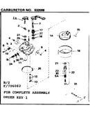 Carburetor no 632008