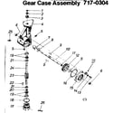 Craftsman 247296650 gear case assembly diagram
