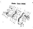 Craftsman 247296750 chain case assembly diagram