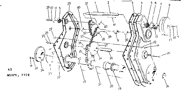 Chain case assembly