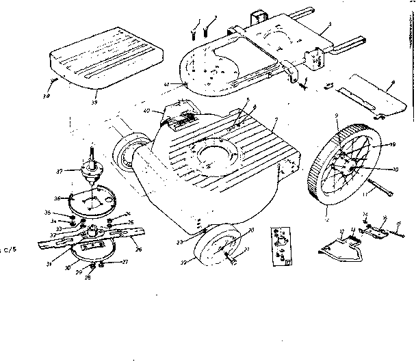 MOWER HOUSING