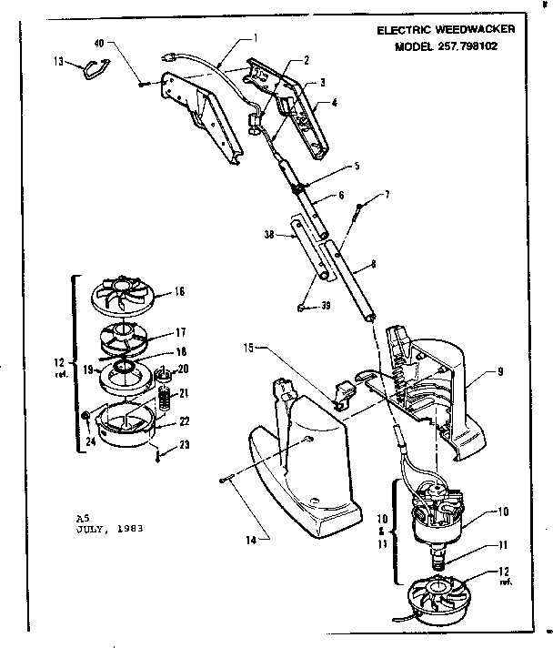 Drive shaft and cutter head assembly