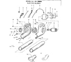 Craftsman 257798850 electric blower diagram