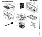 Kenmore 2581084080 optional accessories diagram
