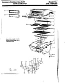 Grill and burner section