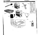 Kenmore 2581094081 optional accessories diagram