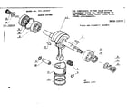Craftsman 271281510 piston and crankshaft assembly diagram