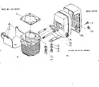 Craftsman 271281510 cylinder and muffler assembly diagram