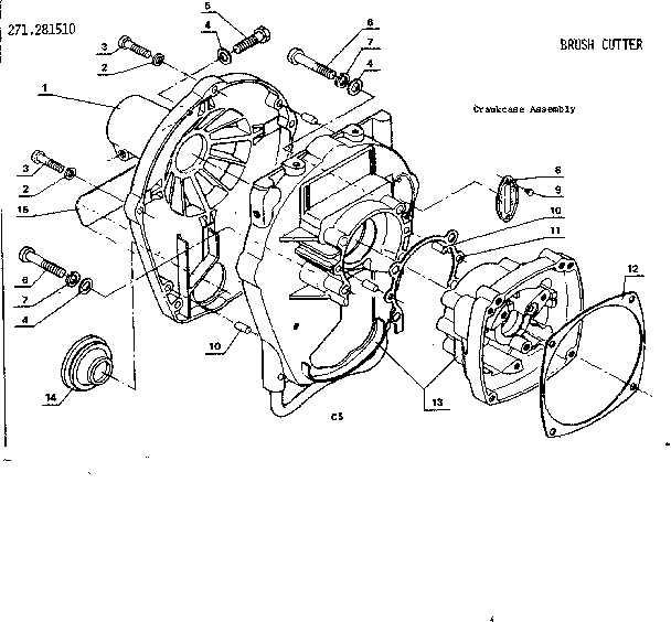 Crankcase assembly