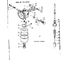 Craftsman 271281510 carburetor assembly diagram