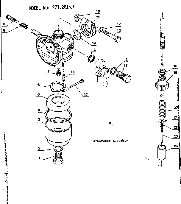 Carburetor assembly