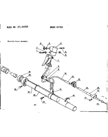 Throttle lever assembly