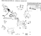 Craftsman 35834550 10 in. electric chain saw diagram
