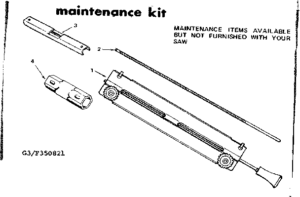 Maintenance kit